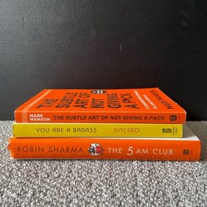 Best Self Help Book Stack (3 books)